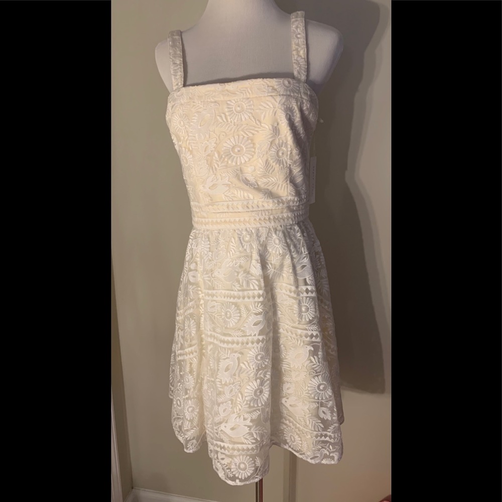 Paper Crown by Lauren Conrad Embroidered Dress